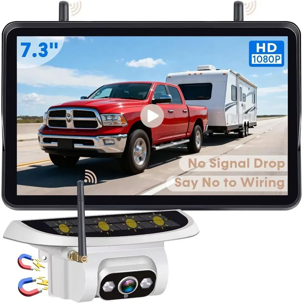 Cameras - Wireless Backup Camera for Towable-RV: 1-Second