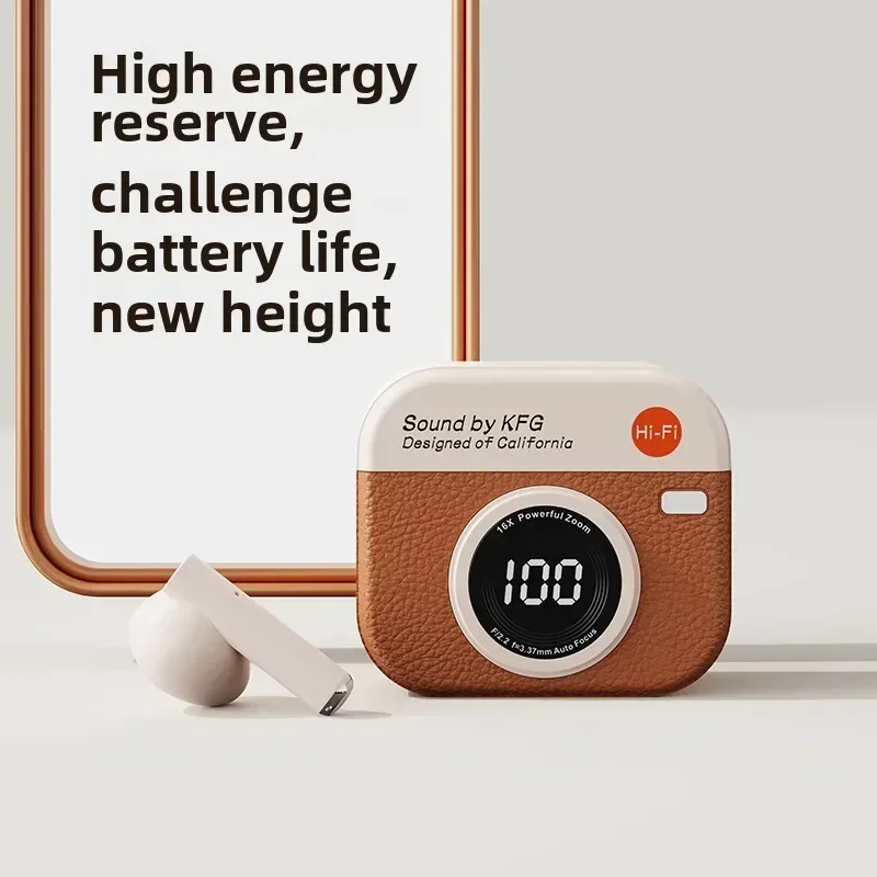 New Retro Camera Shaped Wirele - огляд і ціна Open Ear Air Conduction Headphones