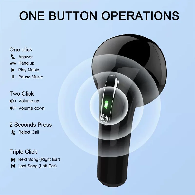 J97 TWS Bluetooth Earphone Tru - огляд і ціна Tws Earbuds Bluetooth 5.3