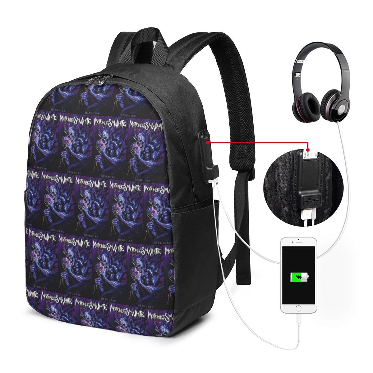 Motionless In White Backpack T - огляд і ціна Laptops