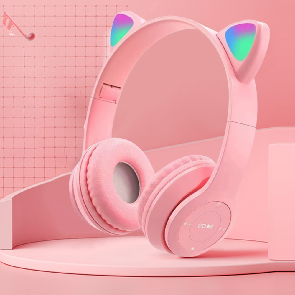 Cute Cat Ear Bluetooth Headpho - огляд і ціна Cat Ear Bluetooth Headset Led