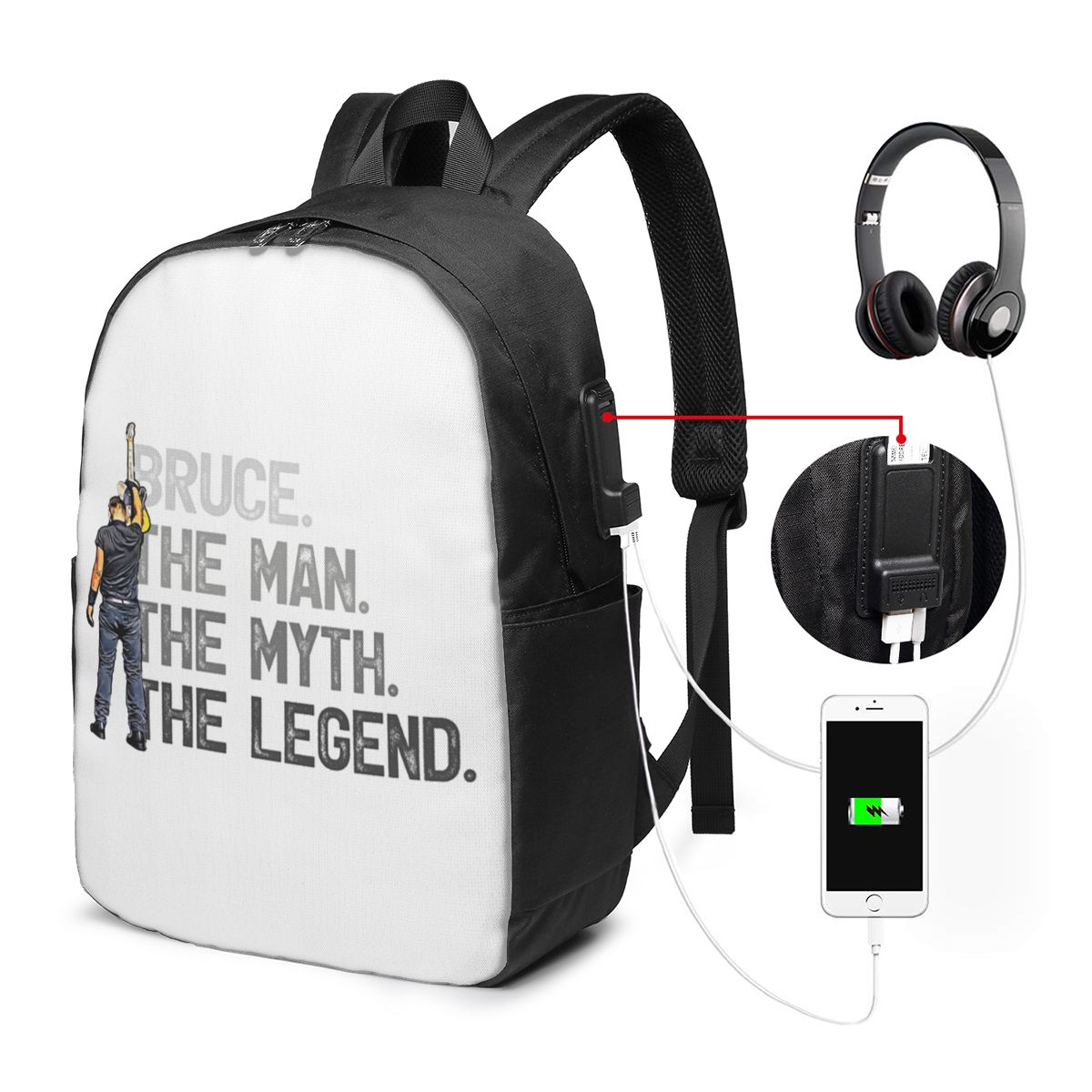 Bruce Springsteen Backpack Tra - огляд і ціна Laptops