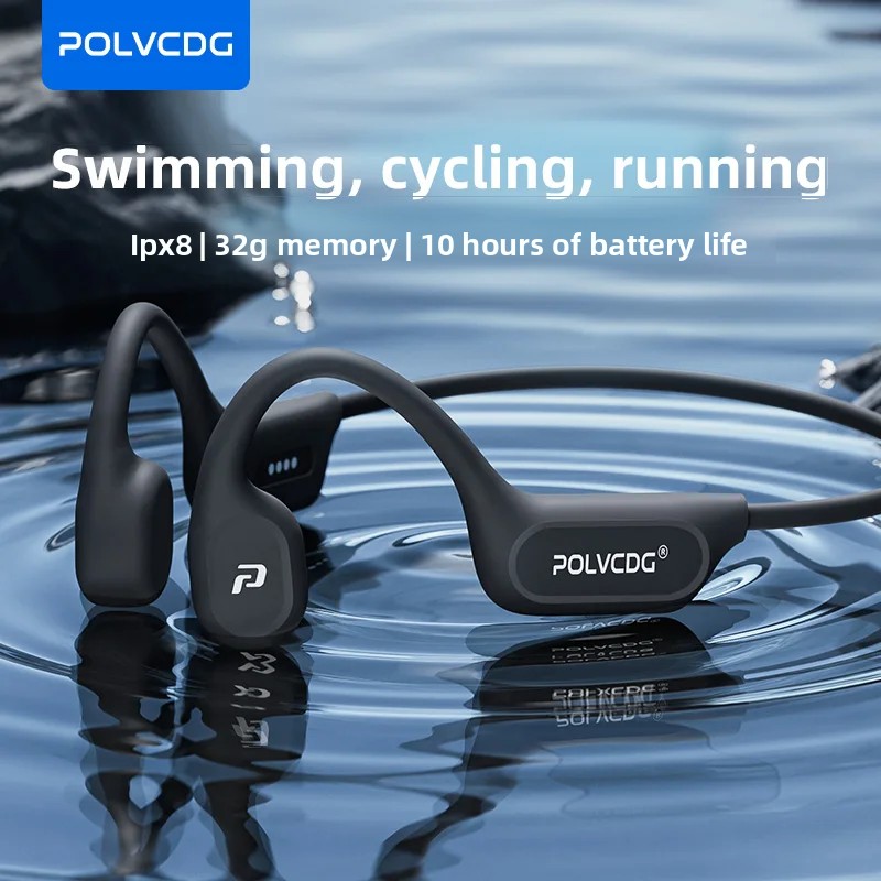 POLVCDG X9 Bone Conduction Ear - огляд і ціна Bone Conduction Running Headphones