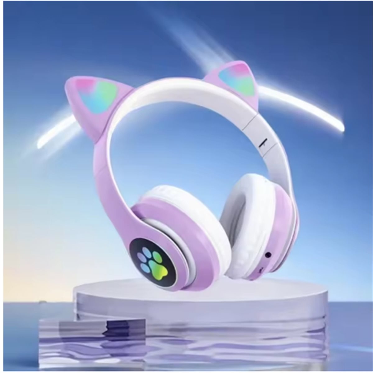 DT90 New Cute Cat Ear Bluetoot - огляд і ціна Cat Ear Bluetooth Headset Led