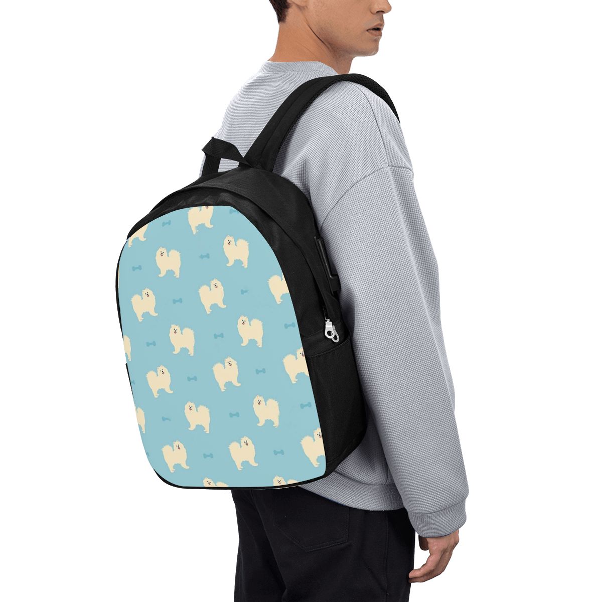 Samoyed Dog Backpack Travel No - огляд і ціна Laptops