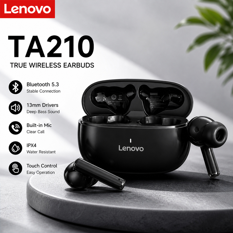 Original New Lenovo TA210 5.3  - огляд і ціна Type C Wired Earphones With Mic