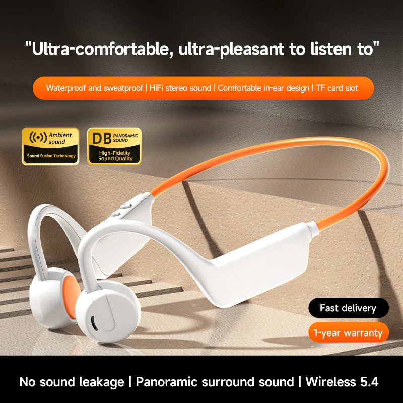 Bone Conduction Bluetooth Earb - огляд і ціна Bone Conduction Running Headphones