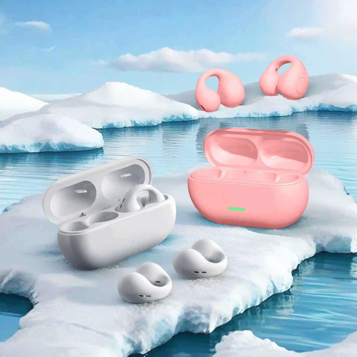 Wireless Ear Clip On Earphone  - огляд і ціна Open Ear Air Conduction Headphones