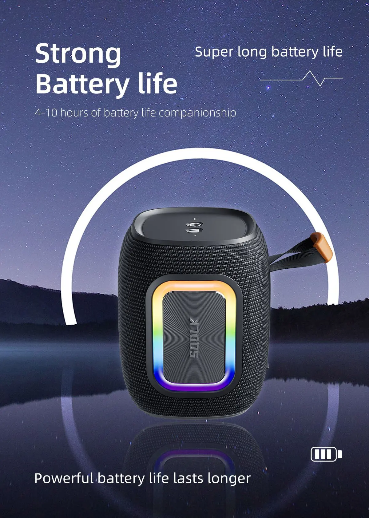 SODLK T26 Mini Bluetooth Speak - огляд і ціна Portable Bluetooth Speaker Waterproof Ipx7
