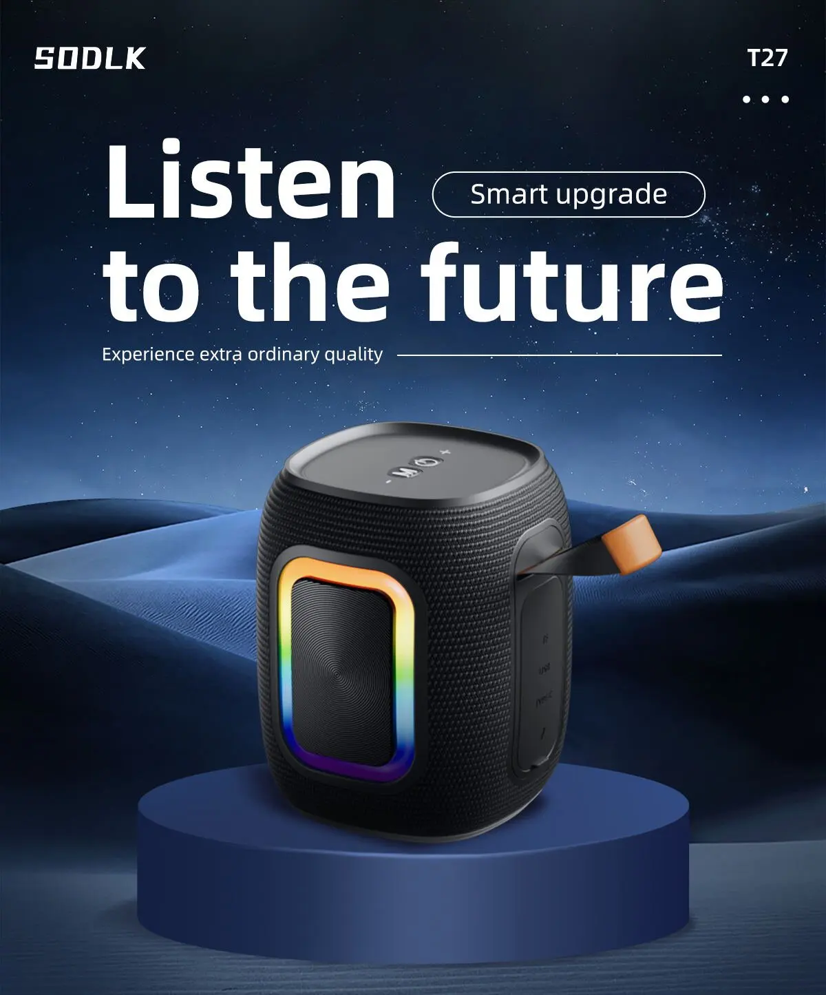 SODLK T26 Mini Bluetooth Speak - огляд і ціна Portable Bluetooth Speaker Waterproof Ipx7